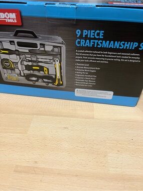 Craftship 9-Piece Tool Set - Blue/Black
